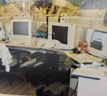 Picture of the original cubicles